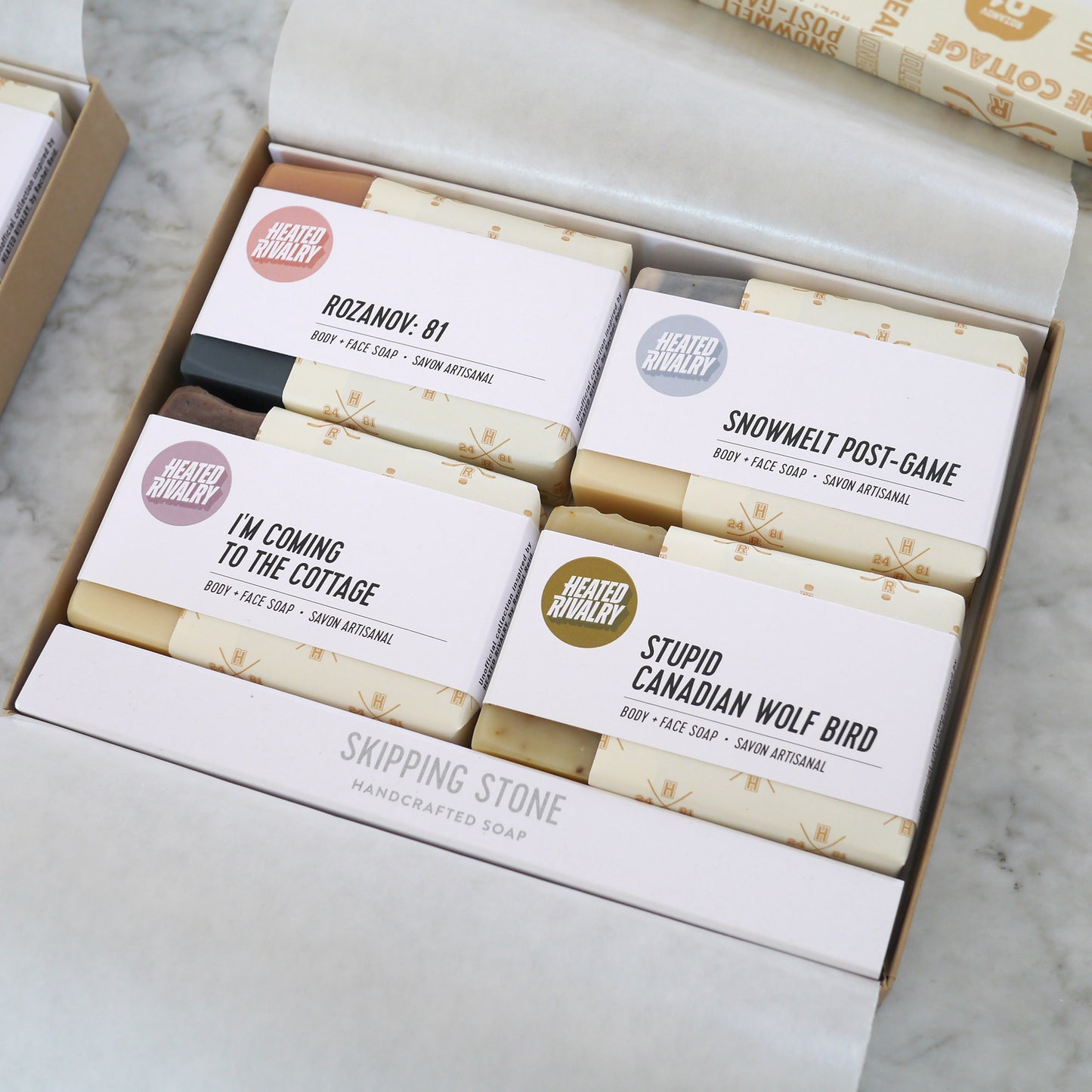 Unofficial "Heated Rivalry" Soap Gift Boxes