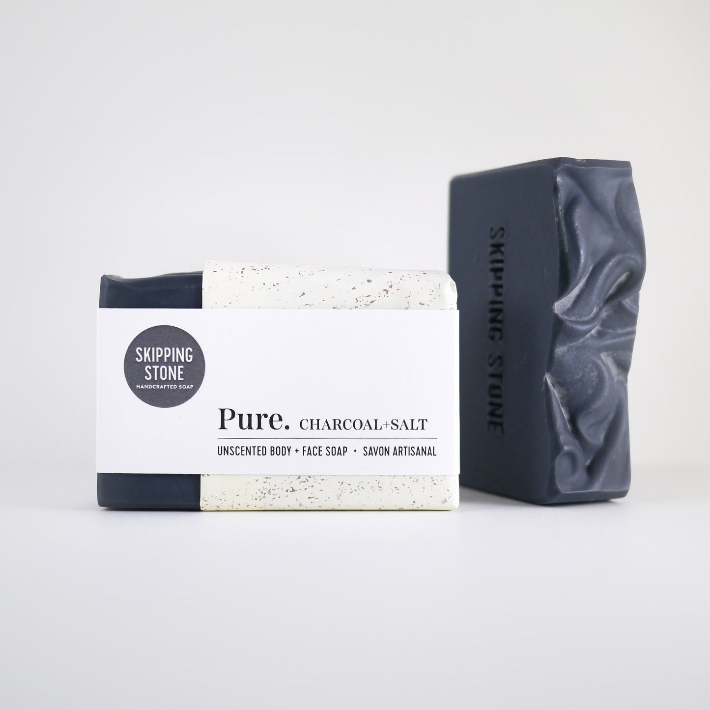 Pure. Charcoal + Salt Body + Face Soap – unscented