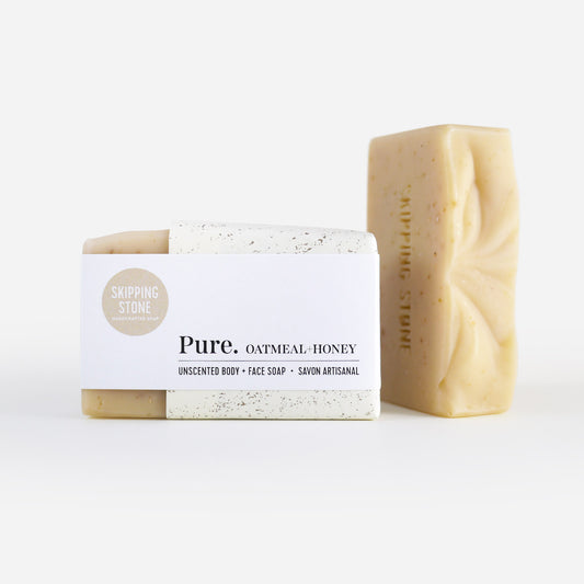 Pure. Oatmeal + Honey Body + Face Soap – unscented