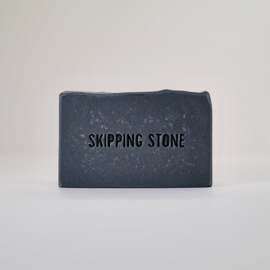 Skipping Stone Soap Pure. Charcoal + Salt Body + Face Soap – unscented