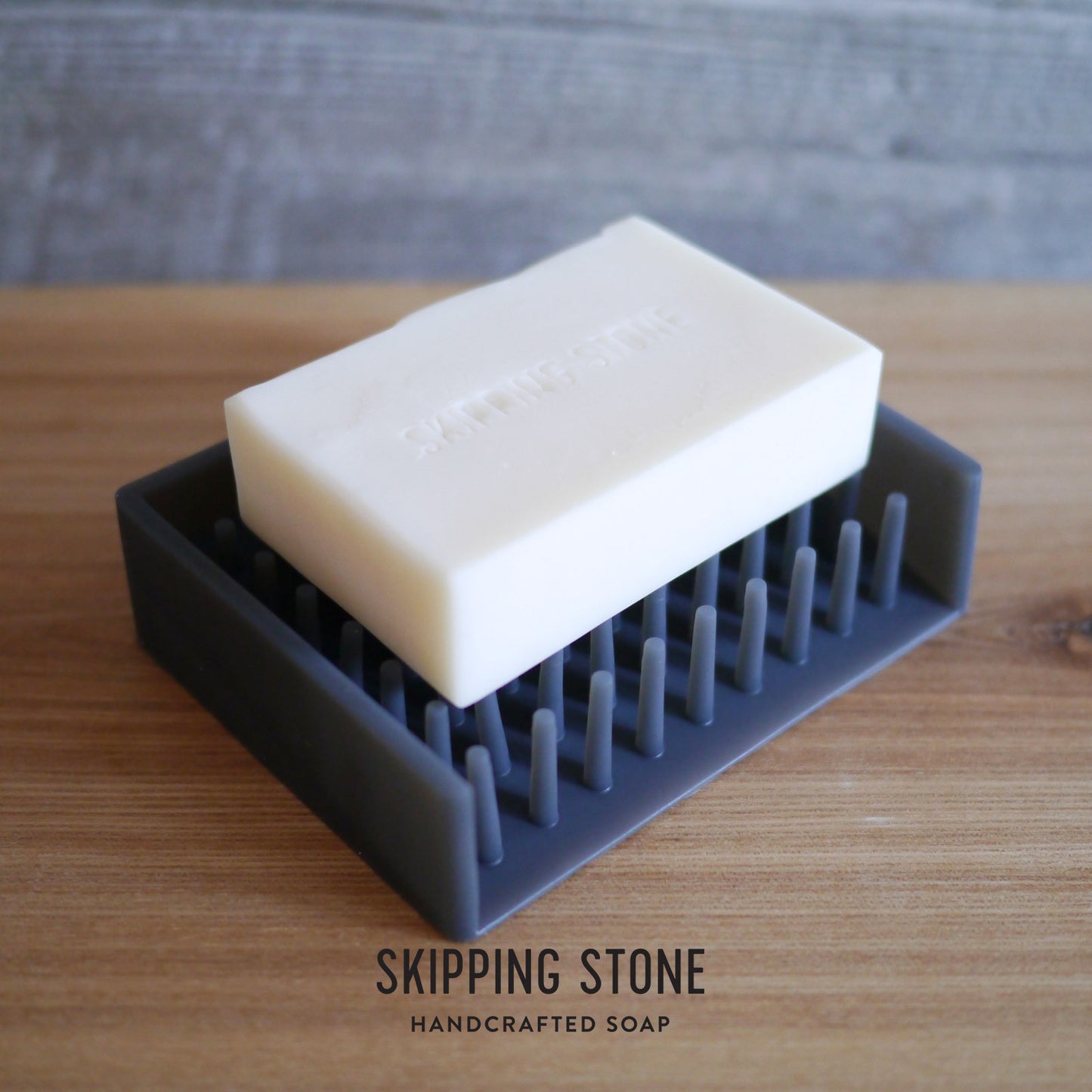 Yamazaki Float Silicone Soap Tray Black